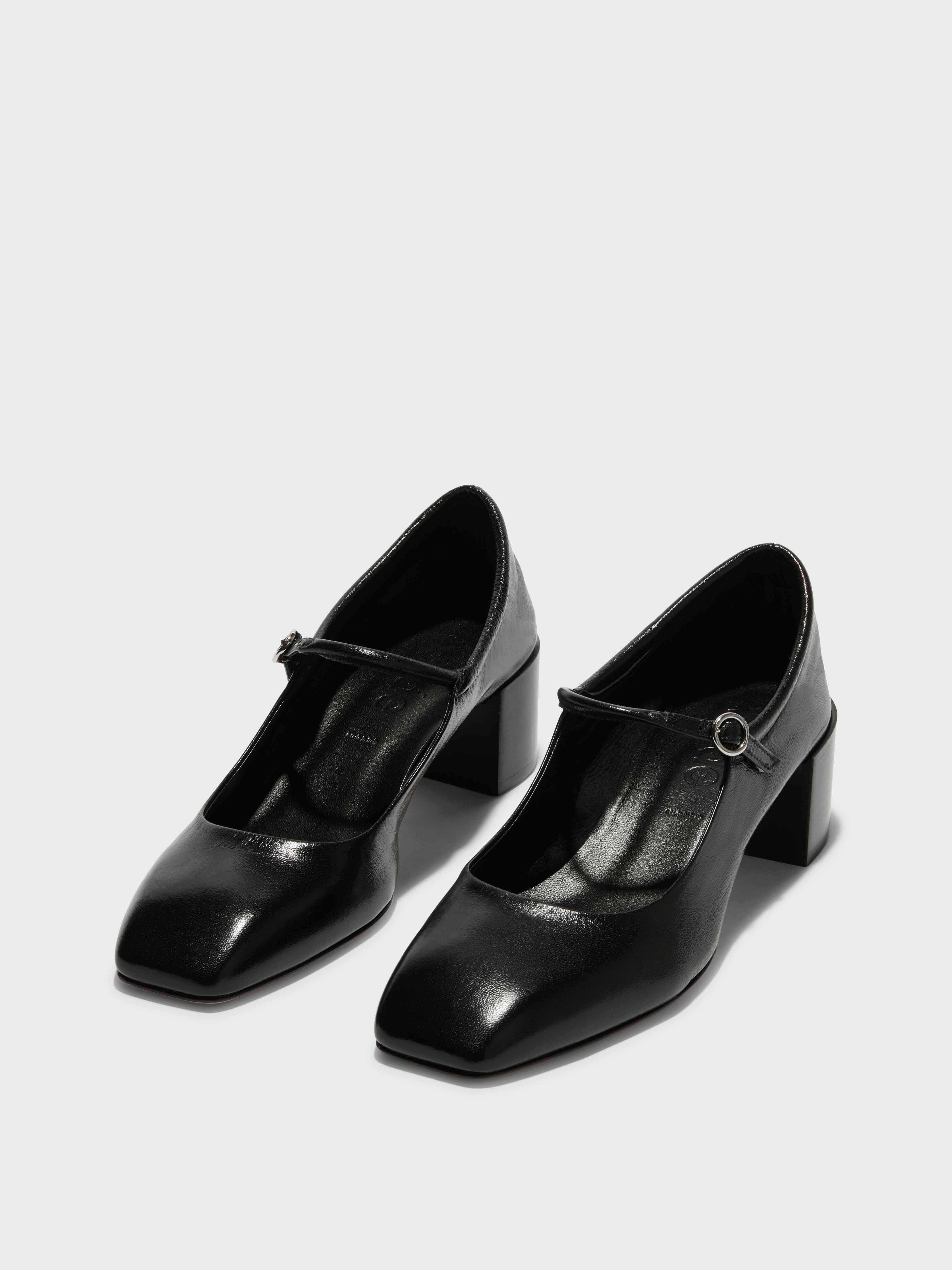 Aline Leather Mary-Jane Pumps - Image 2