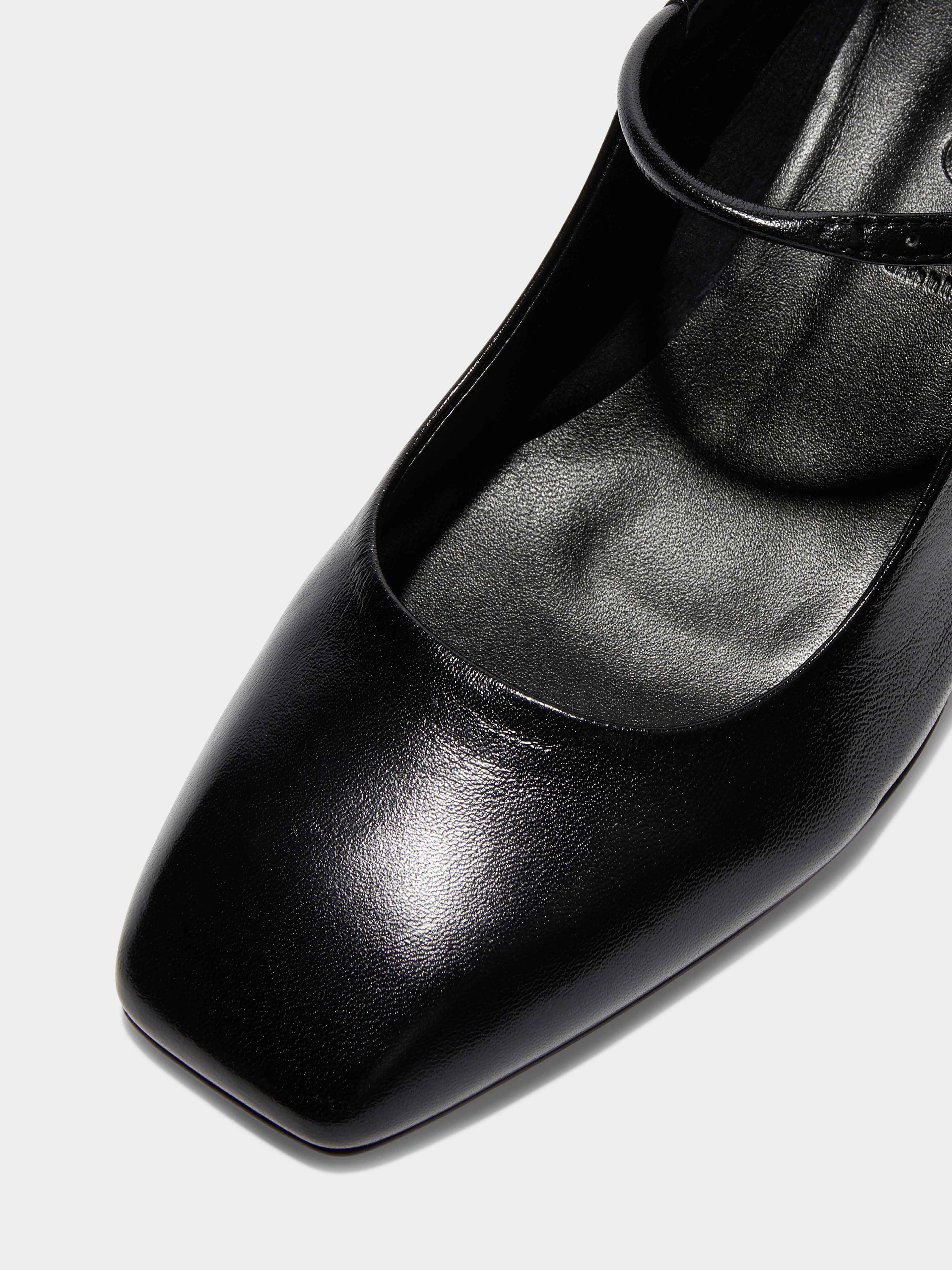 Aline Leather Mary-Jane Pumps - Image 3