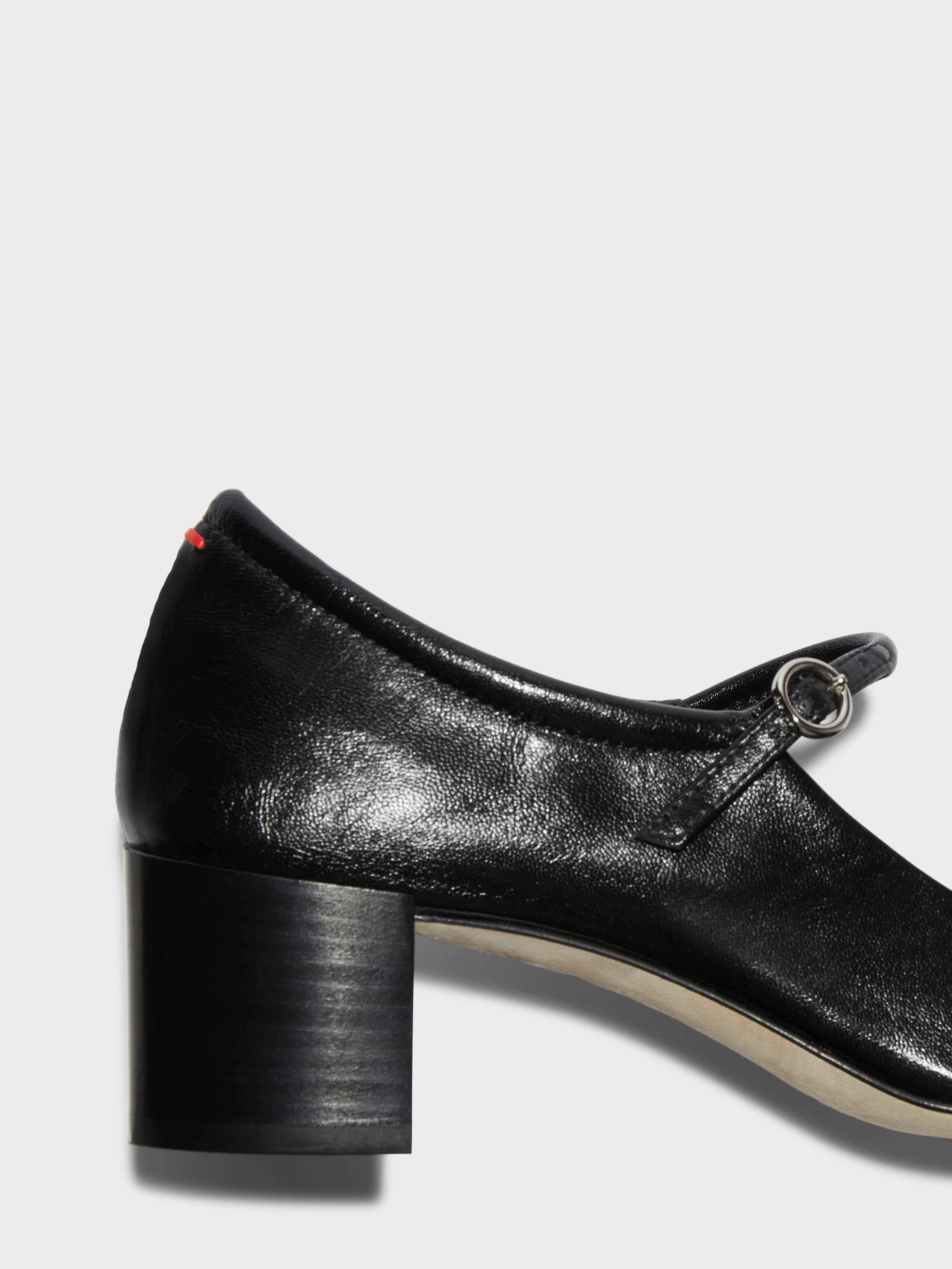 Aline Leather Mary-Jane Pumps - Image 4