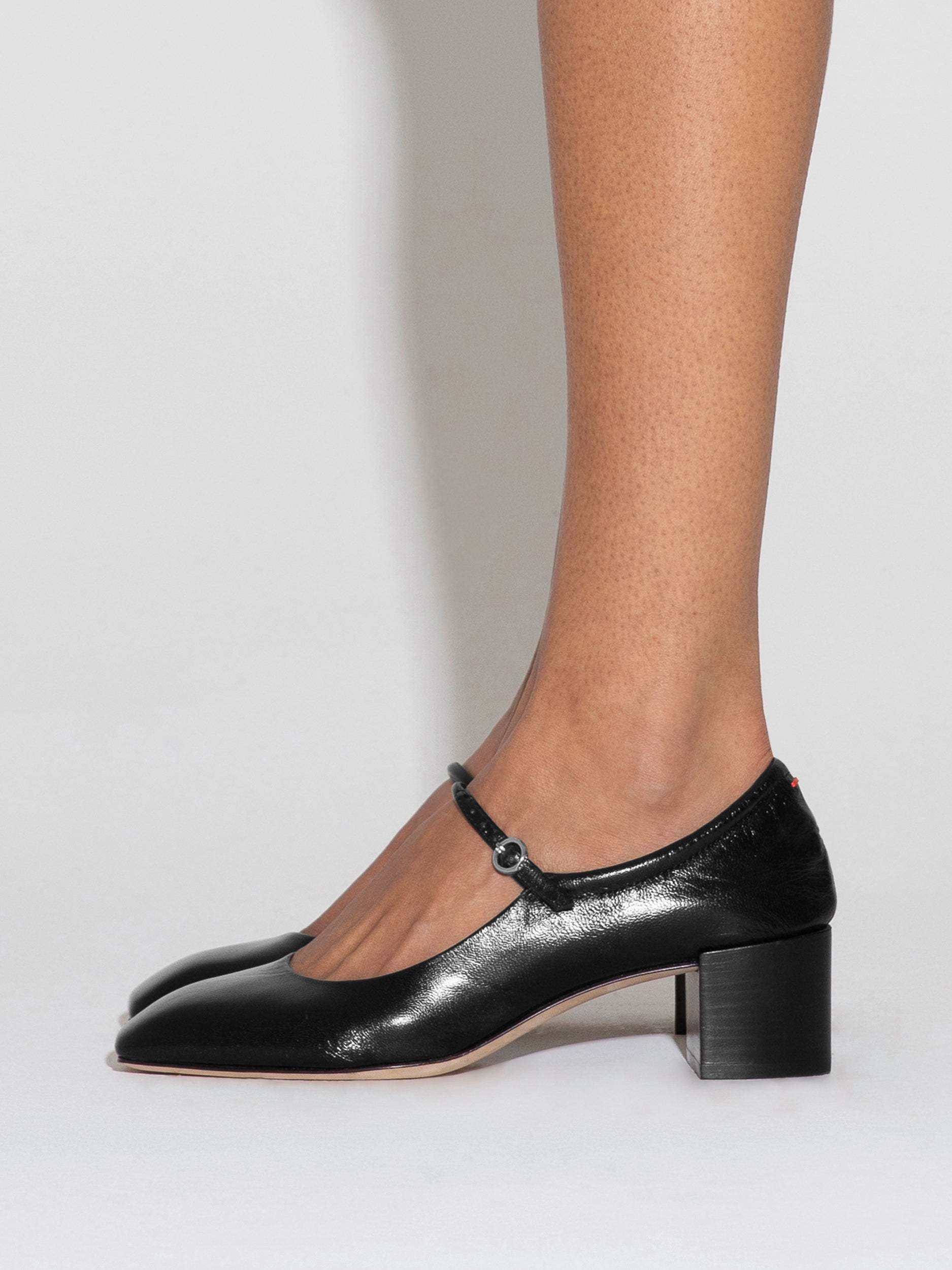 Aline Leather Mary-Jane Pumps - Image 6