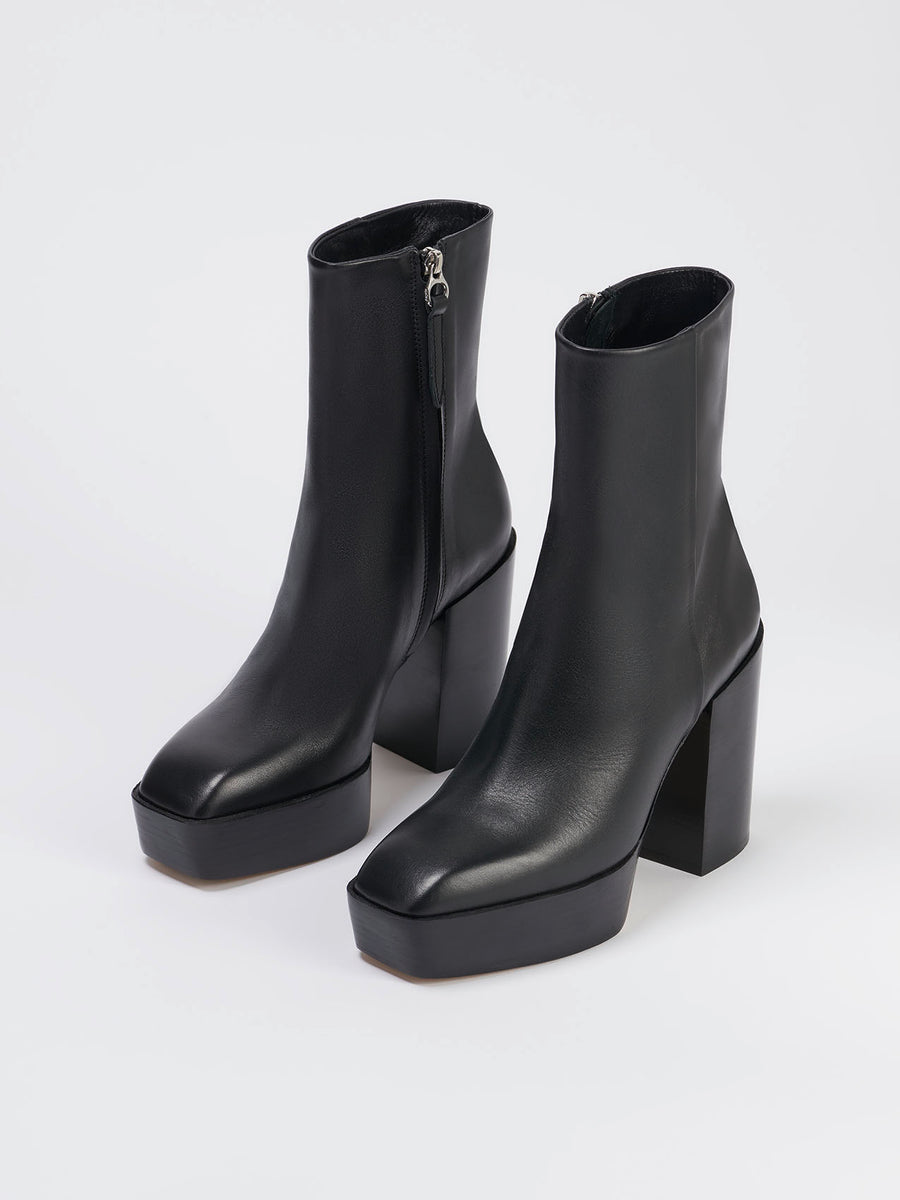 Berlin Leather Ankle Boots
