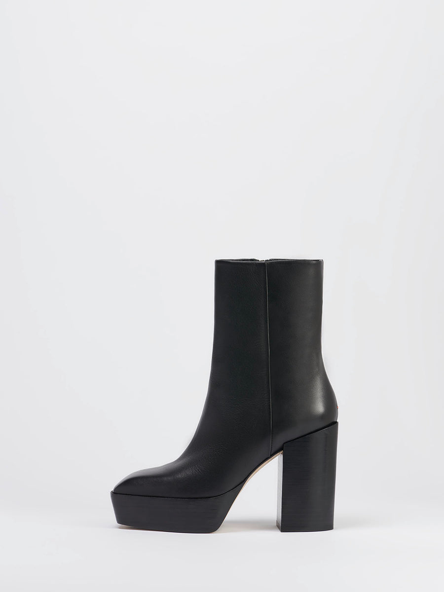 Berlin Leather Ankle Boots