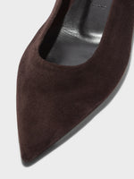 Cassy Pointed-Toe Suede Flats - Image 5