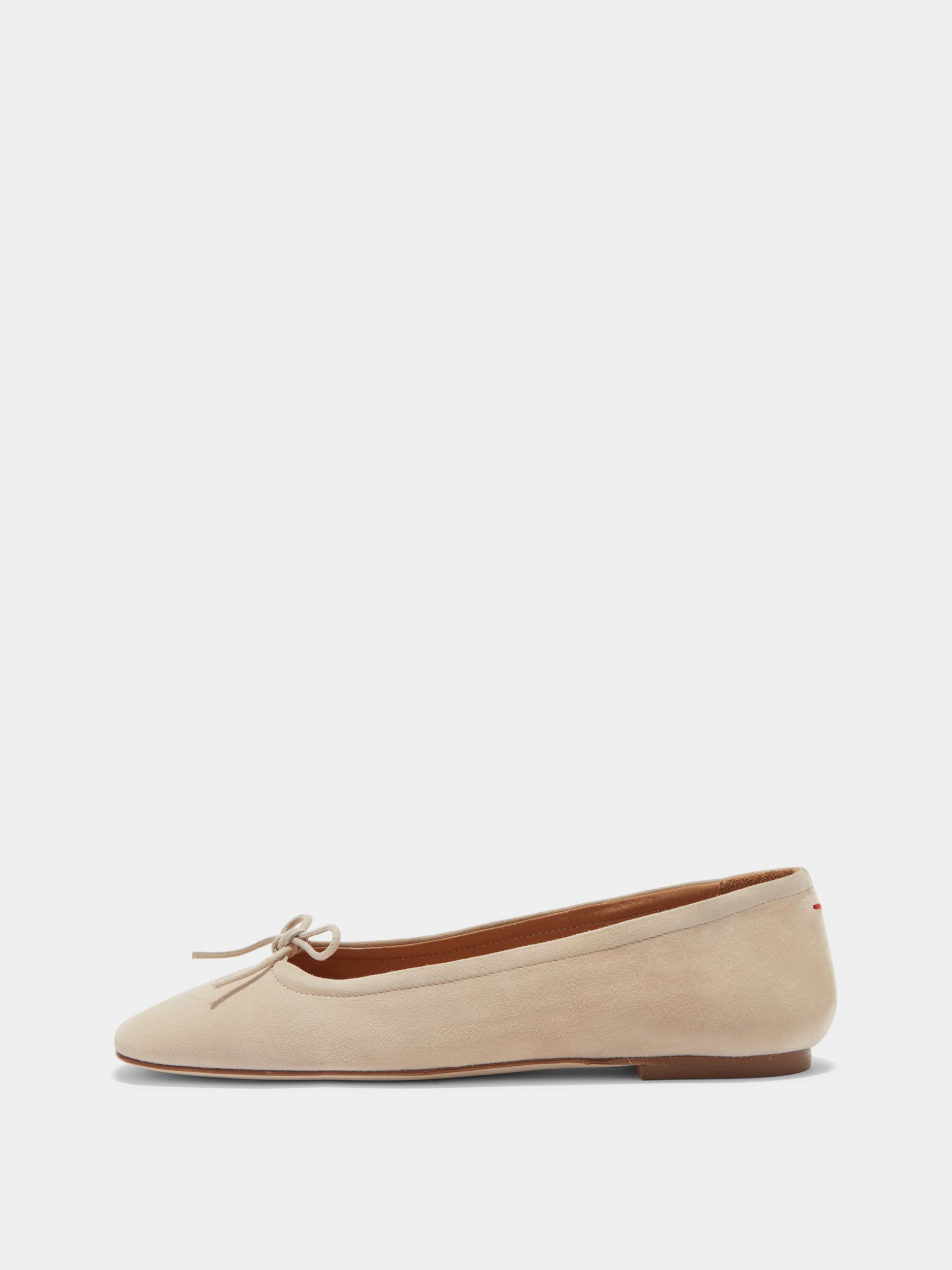 Delfina Suede Ballet Flats - Image 1