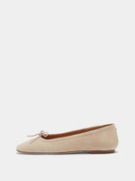 Delfina Suede Ballet Flats - Image 1
