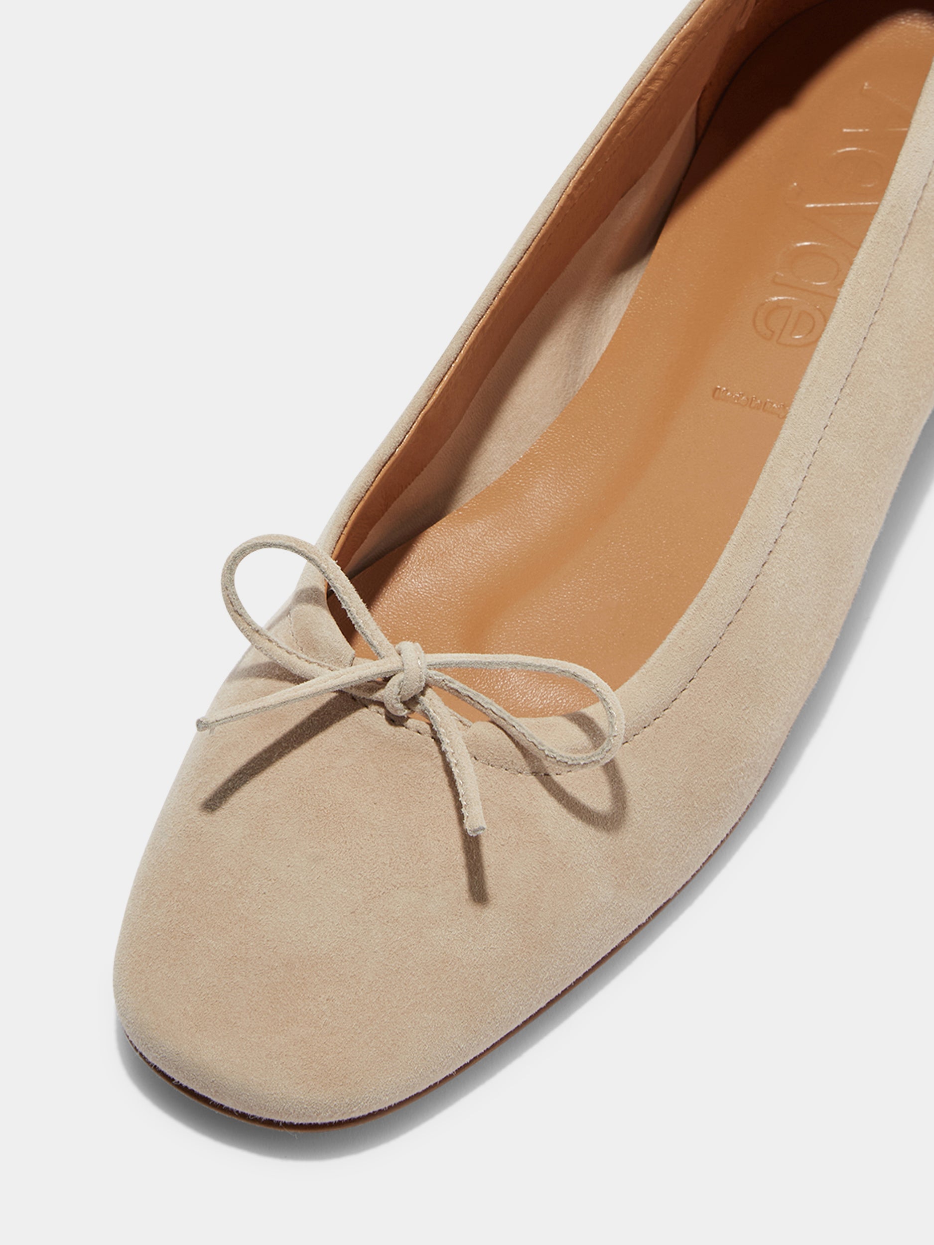 Delfina Suede Ballet Flats - Image 3