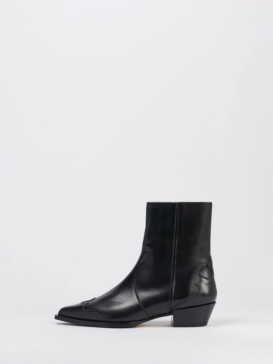 Hester Leather Cowboy Boots