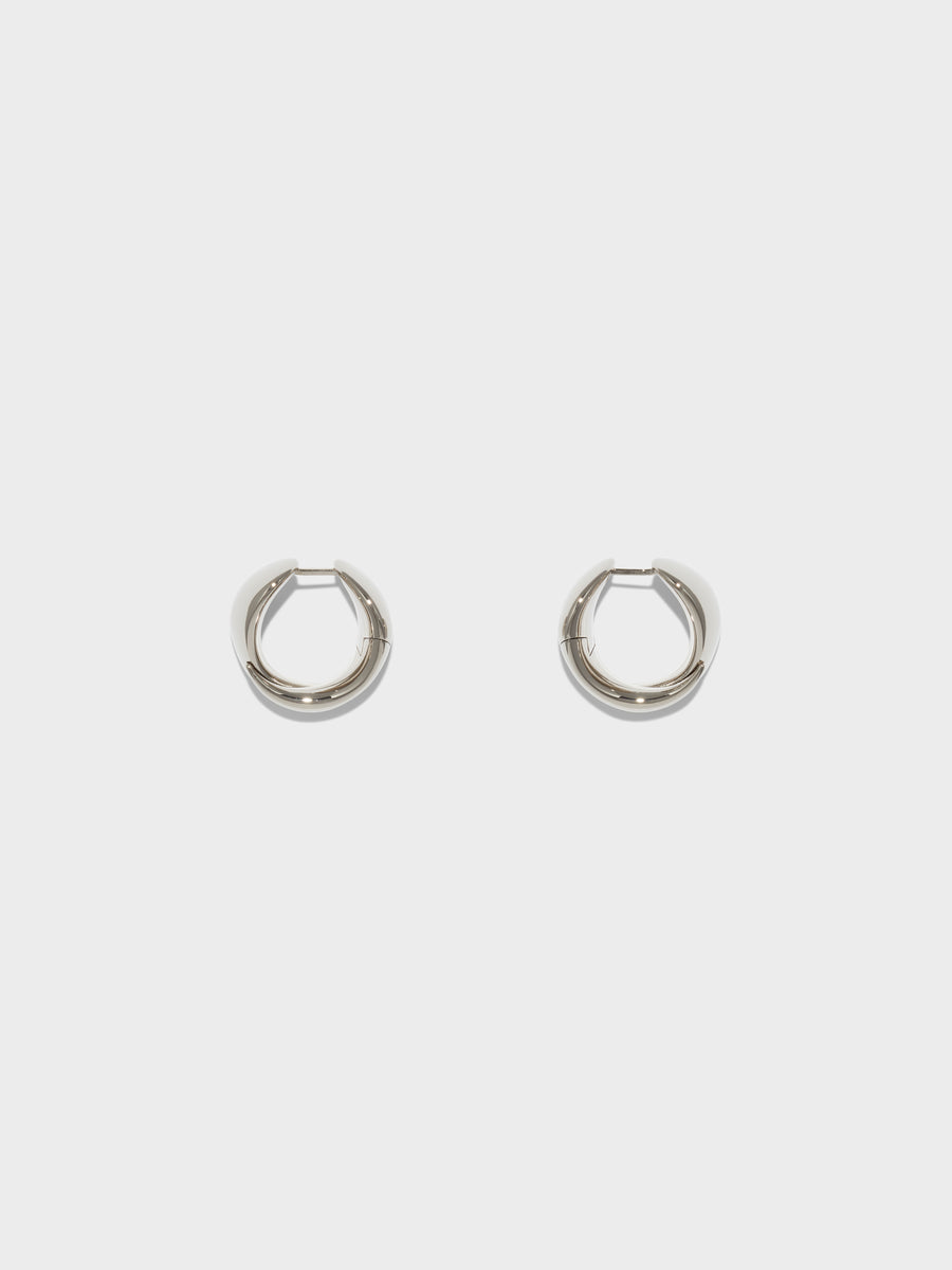 Junior Medium Palladium-Plated Earrings
