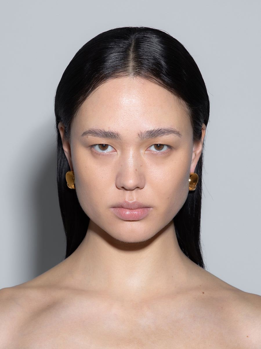 Junior Medium 18kt Gold and Palladium-Plated Earrings