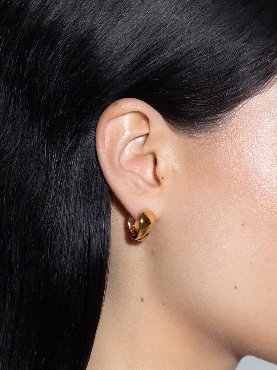 Junior Small 18kt Gold-Plated Earrings