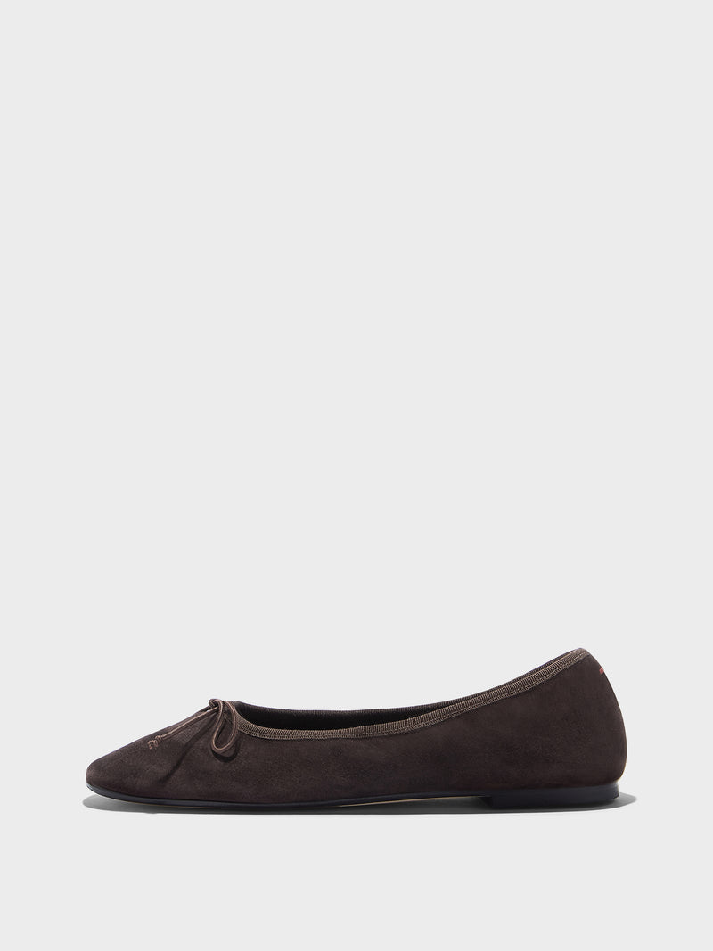 Tiby Suede Ballet Flats