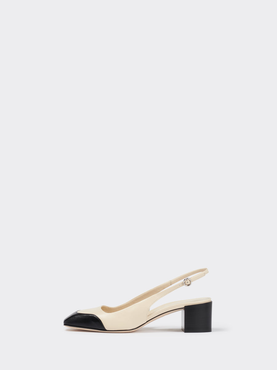 Augusta Leather Slingback Pumps