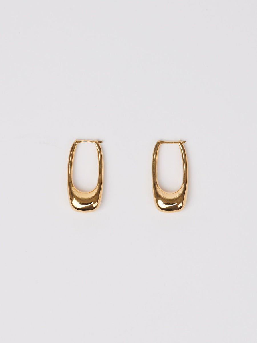 Ellis 18kt Gold-Plated Hoop Earrings