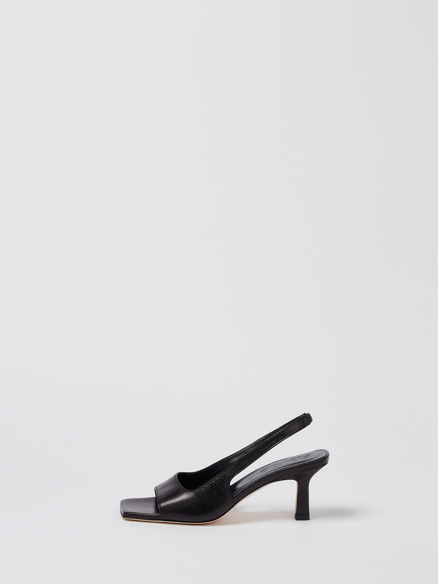 Juno Leather Slingback Sandals