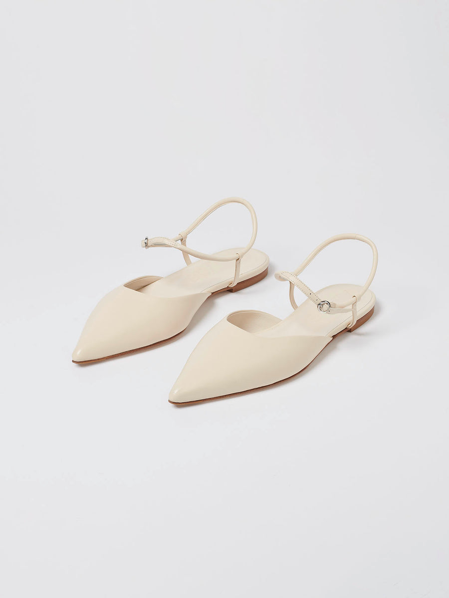 May Leather Flats