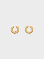 Ada Large 18kt Gold-Plated Hoop Earrings - Image 2
