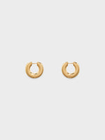 Ada Medium 18kt Gold-Plated Hoop Earrings - Image 1