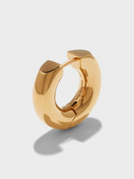 Alaya Medium 18kt Gold-Plated Hoop Earrings - Image 2