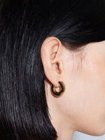 Alaya Medium 18kt Gold-Plated Hoop Earrings - Image 4