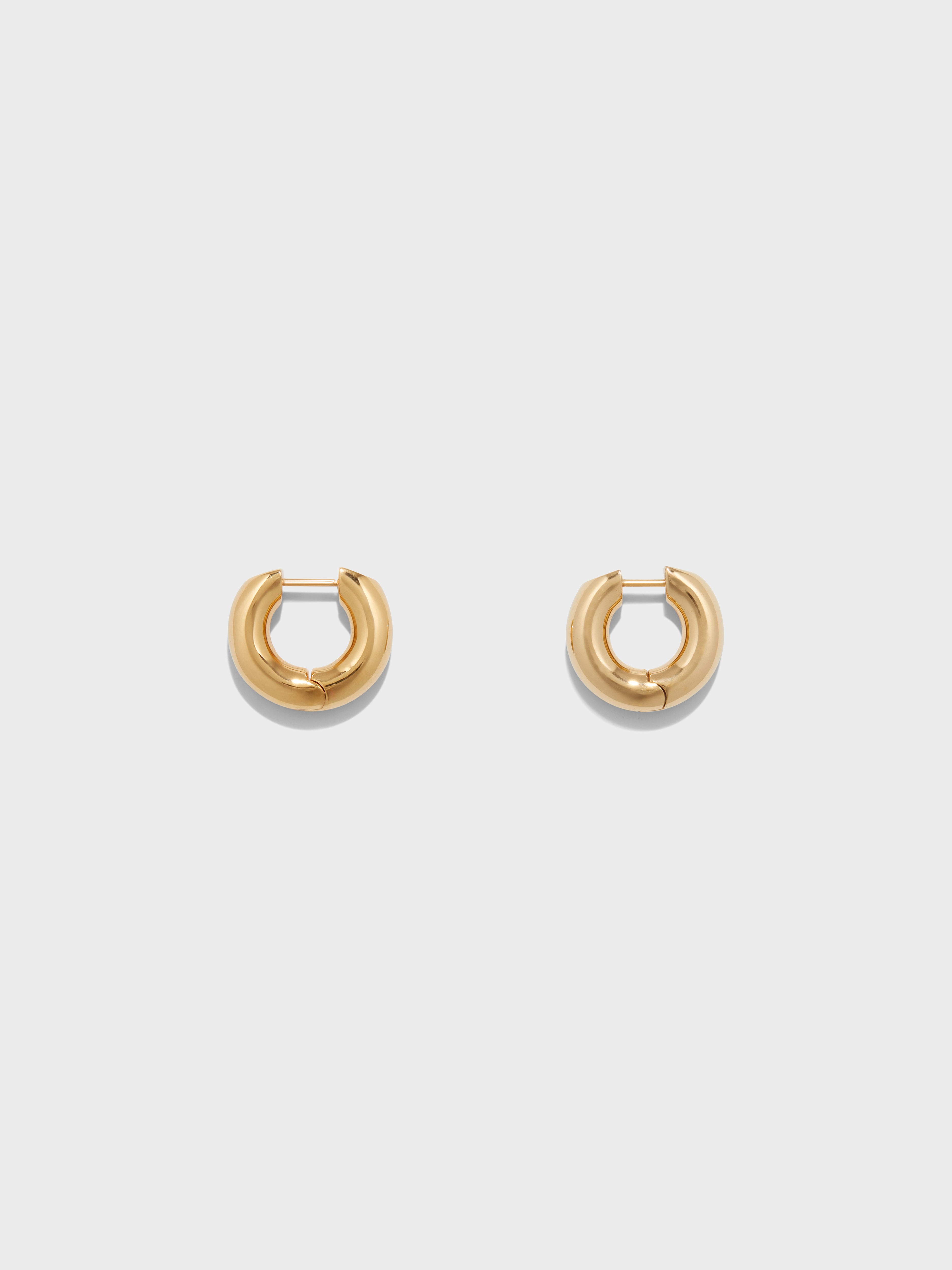 Alaya Small 18kt Gold-Plated Hoop Earrings - Image 1