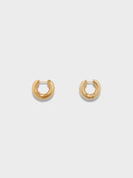 Alaya Small 18kt Gold-Plated Hoop Earrings - Image 1