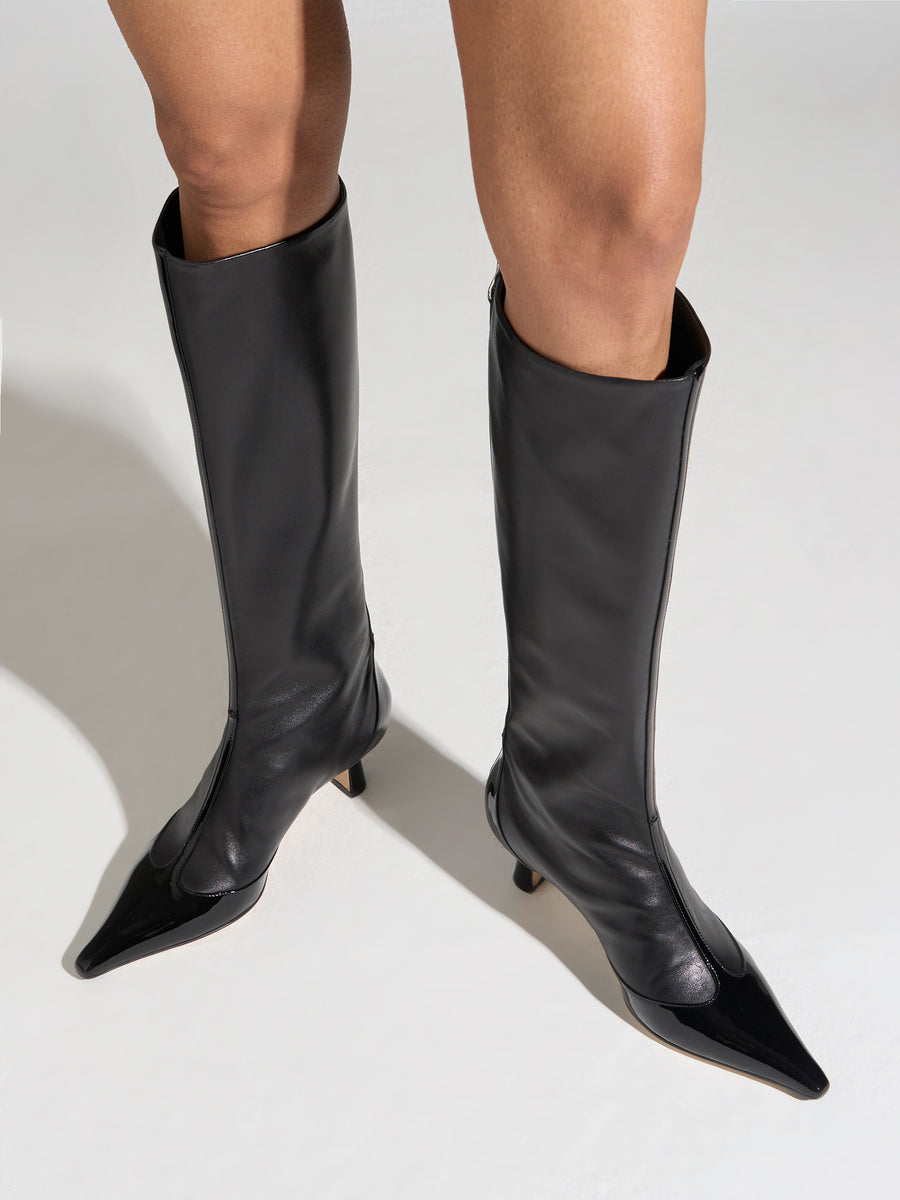 Alexis Dual-Tone High Boots