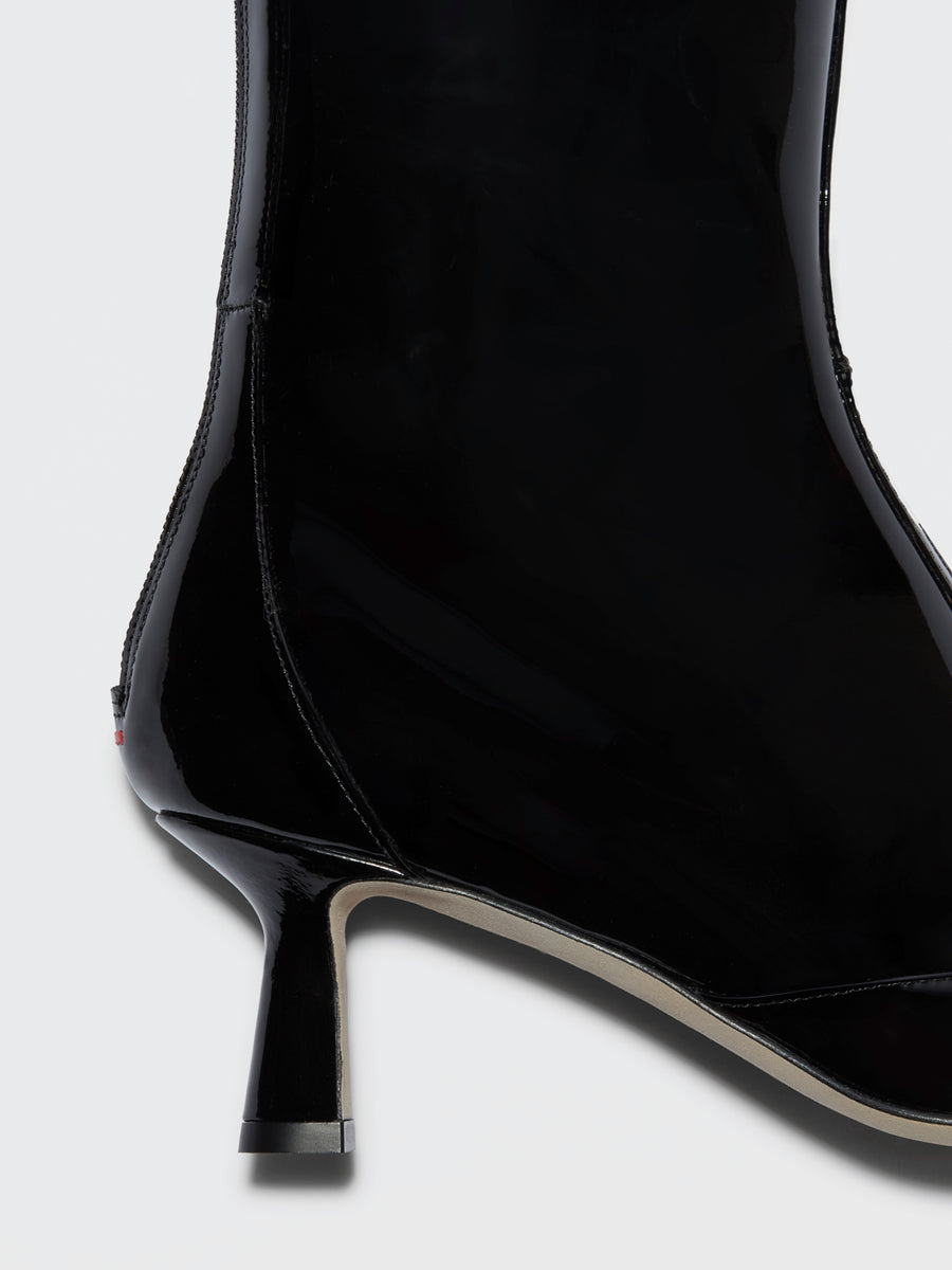 Alexis Patent Knee-High Boots