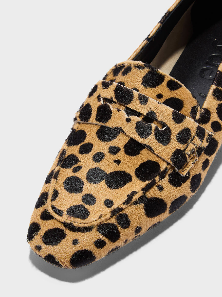 Alfie Leopard Loafers