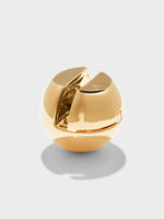 Alice Large 18kt Gold-Plated Earrings - Image 2