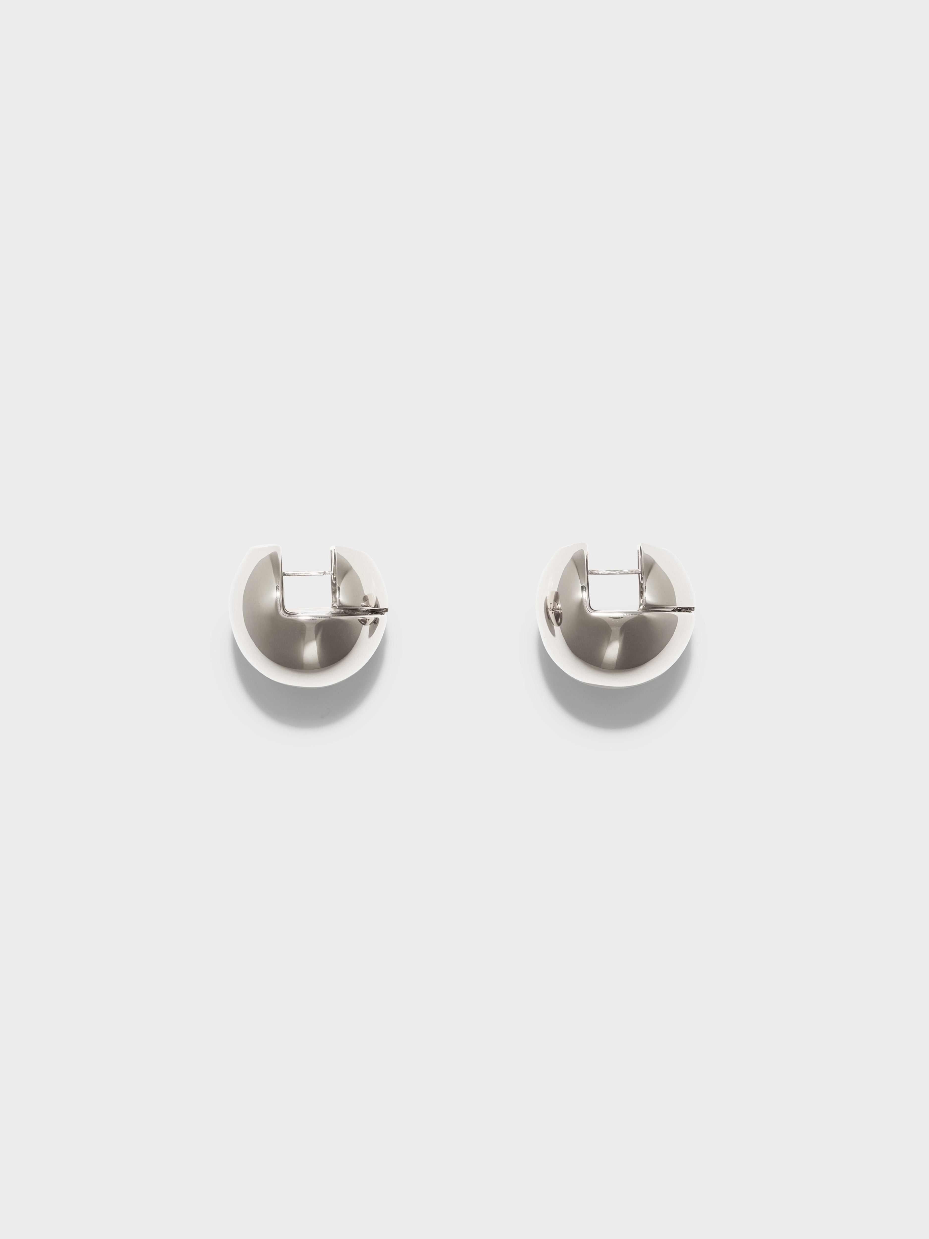 Alice Medium Palladium-Plated Earrings - Image 1