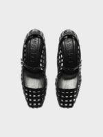 Aline Caged Leather Mary-Jane Pumps - Image 5