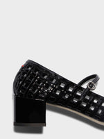 Aline Caged Leather Mary-Jane Pumps - Image 4