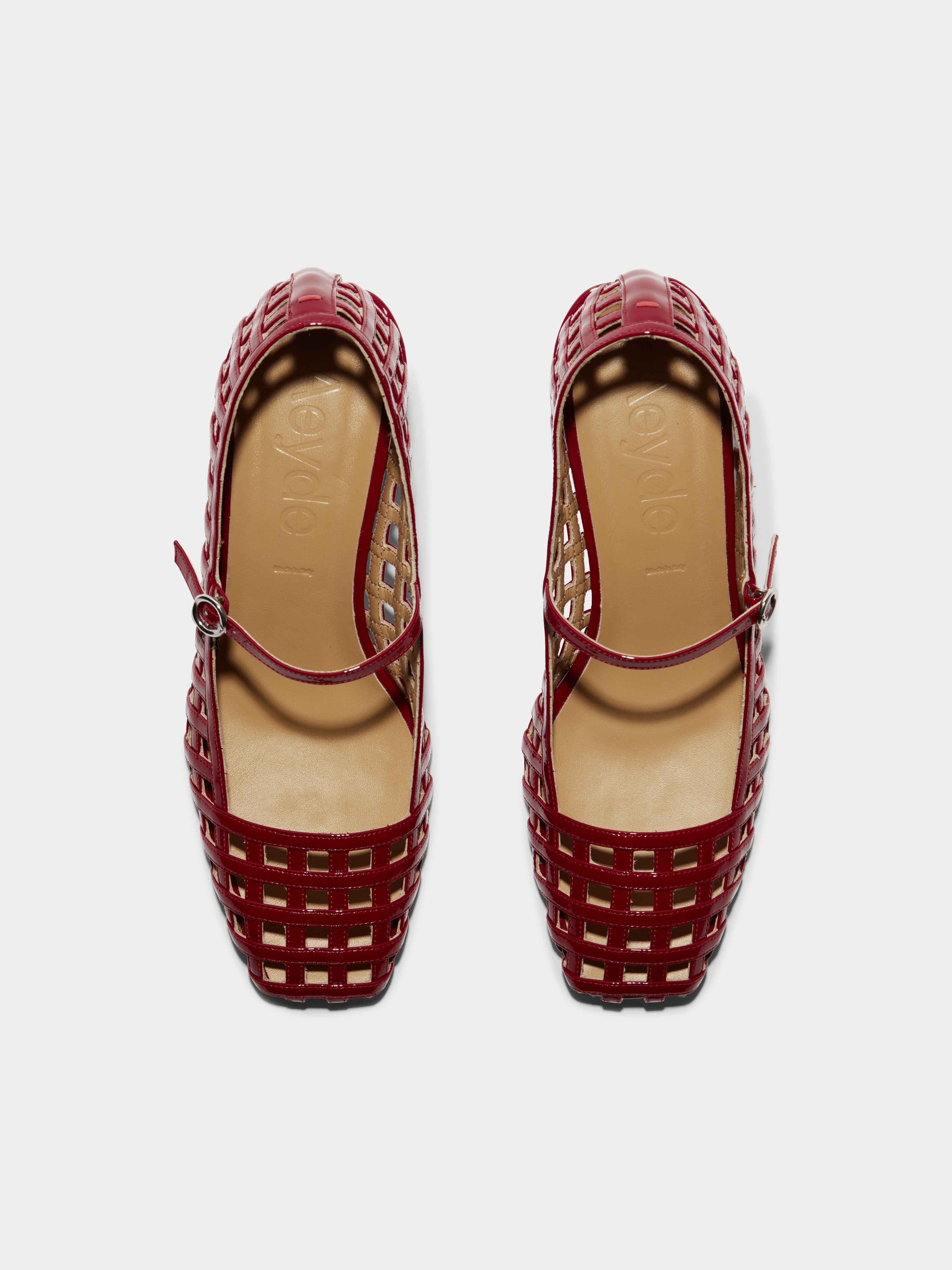 Aline Caged Leather Mary-Jane Pumps - Image 5