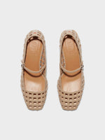 Aline Caged Leather Mary-Jane Pumps - Image 5
