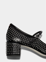Aline Mini Studs Leather Mary-Jane Pumps - Image 4