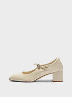 Aline Leather Mary-Jane Pumps - Image 1