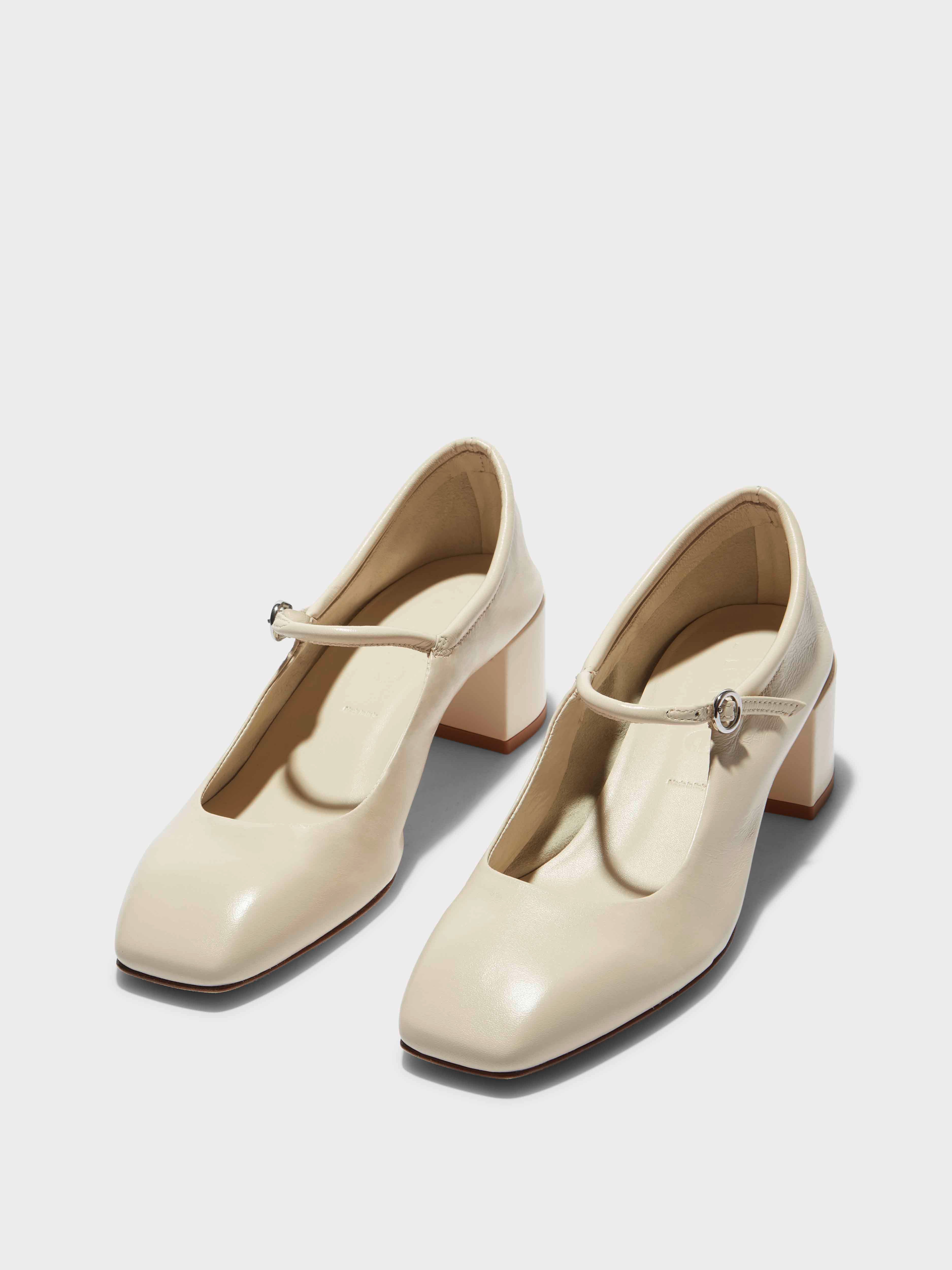 Aline Leather Mary-Jane Pumps - Image 2