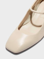Aline Leather Mary-Jane Pumps - Image 3