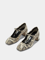 Aline Leather Mary-Jane Pumps - Image 2