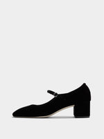Aline Velvet Mary-Jane Pumps - Image 1