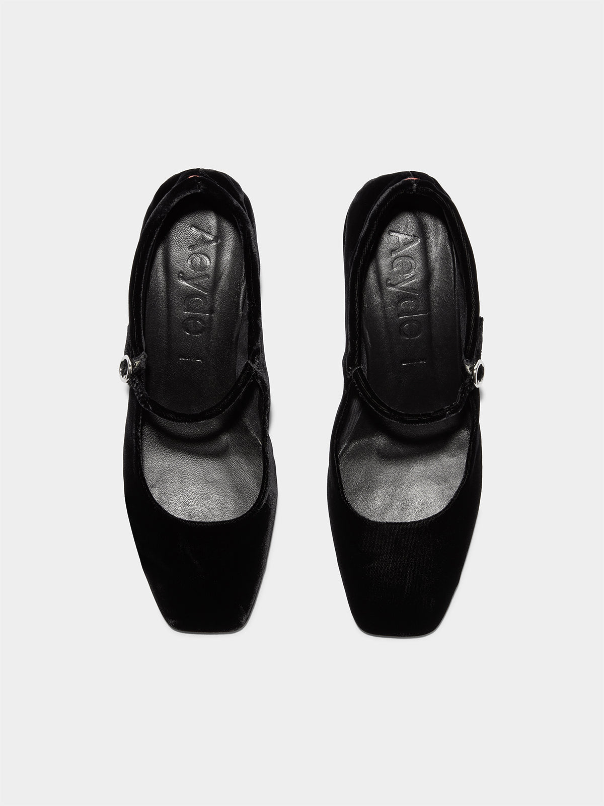 Aline Velvet Mary-Jane Pumps - Image 5