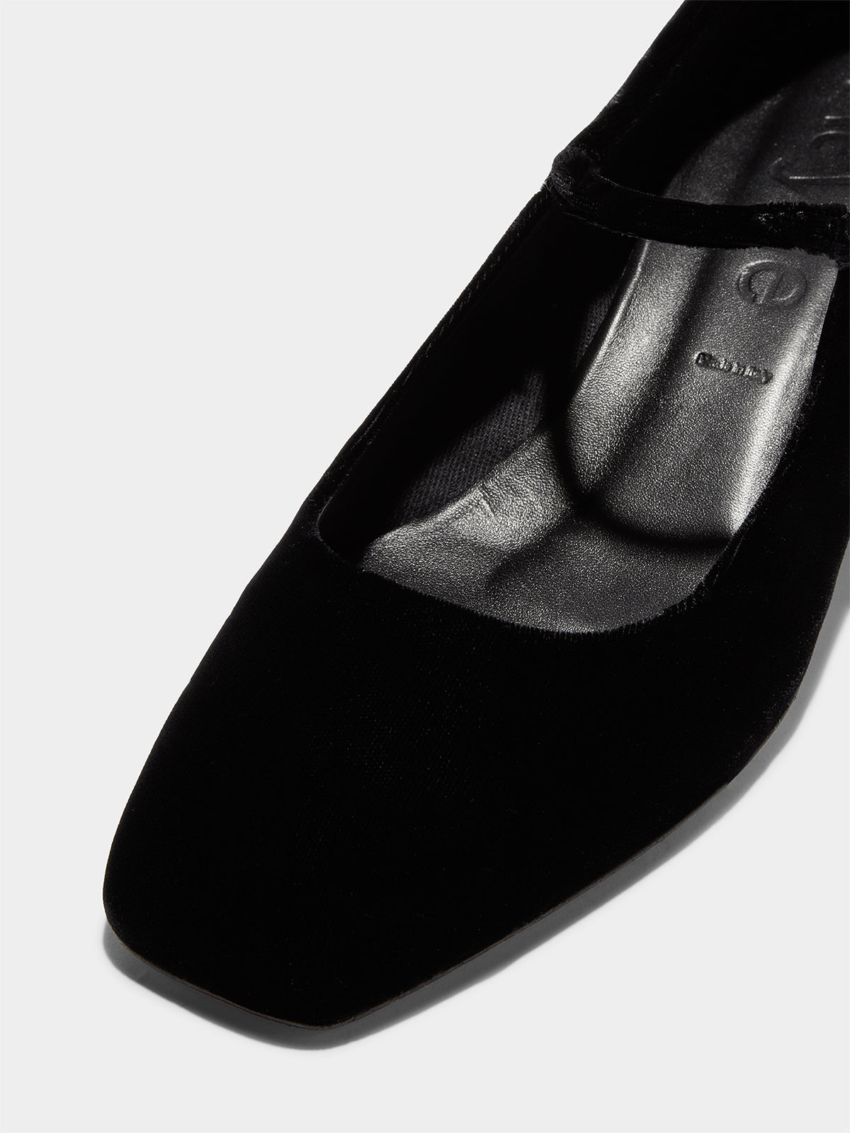 Aline Velvet Mary-Jane Pumps - Image 3