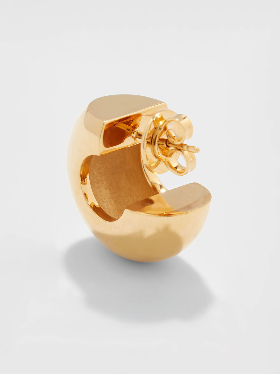 Alma Medium 18kt Gold-Plated Earrings