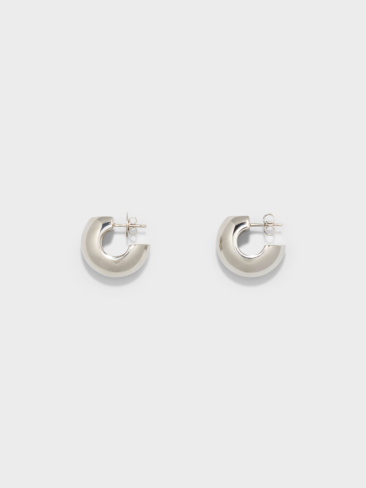 Alma Medium Palladium-Plated Earrings - Image 1