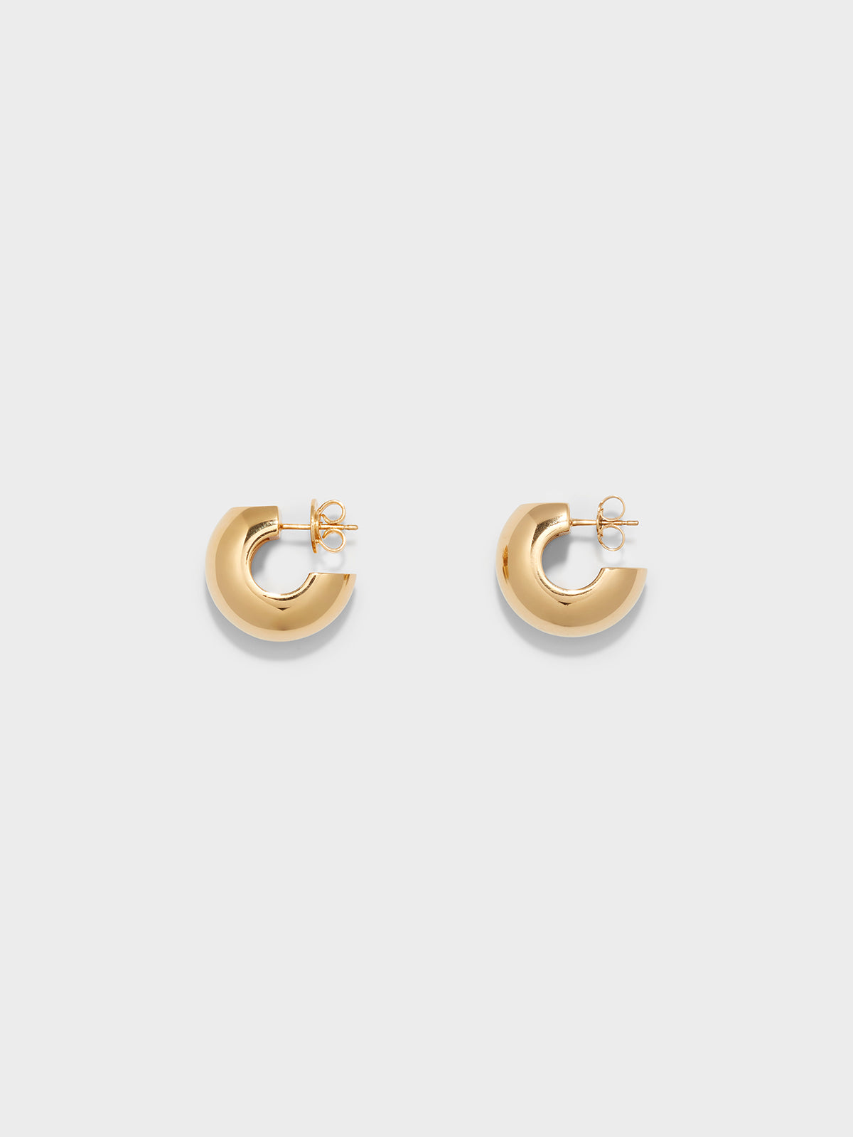 Alma Small 18kt Gold-Plated Earrings - Image 1
