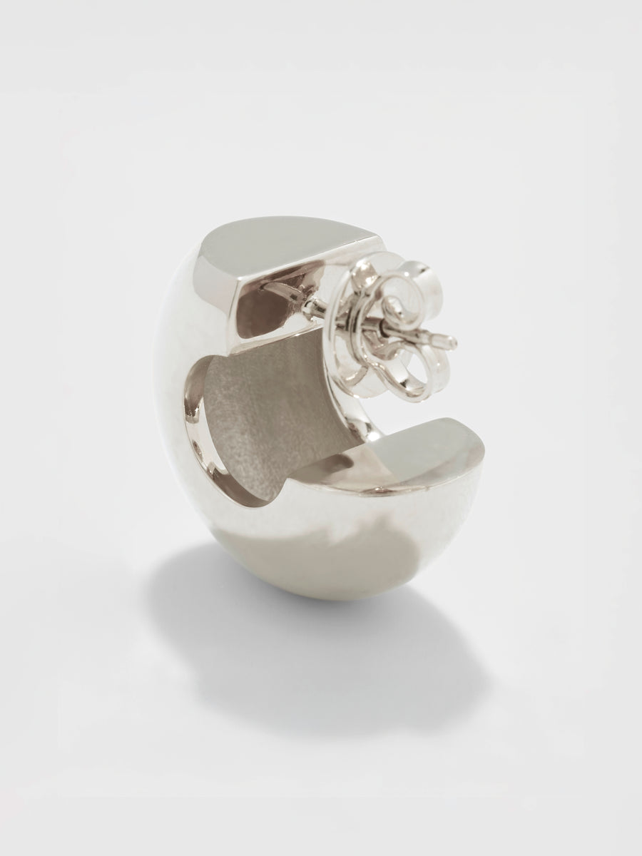 Alma Medium Palladium-Plated Earrings