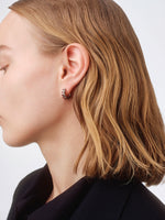 Alto Crystal and Palladium-Plated Hoop Earrings - Image 4