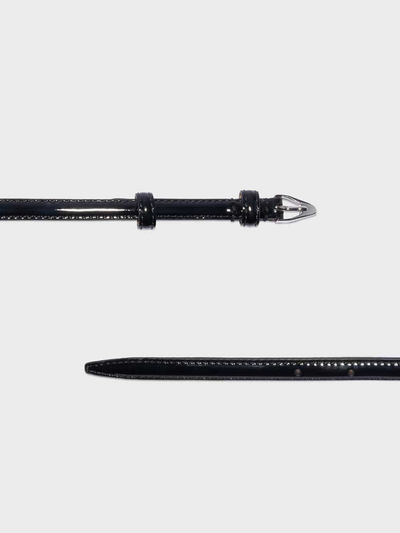 Alvy Patent Leather Belt
