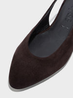 Amelia Suede Slingback Flats - Image 4
