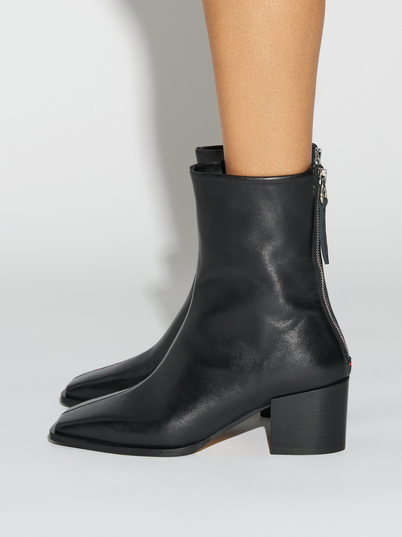 Amina Leather Ankle Boots